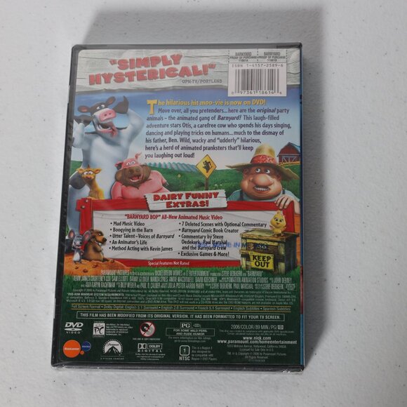 Barnyard The Original Party Animals DVD~2006~Nickelodeon~New/Sealed - Picture 2 of 2